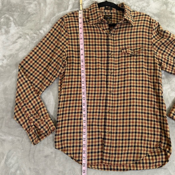 J. Crew cashmere blend plaid button down - Picture 2 of 9